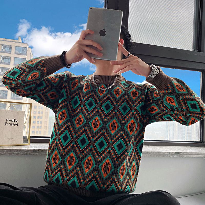 Áo sweater Dệt Kim Tay Dài Cổ Lọ Thời Trang Thu Đông 2022 Cho Nam
