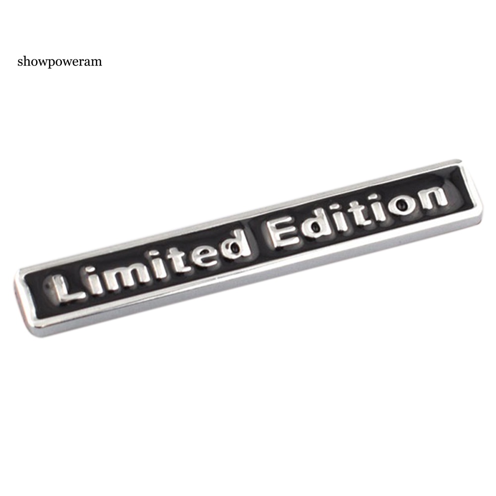 Tem Chữ limited edition Dán Trang Trí Thân Xe Hơi