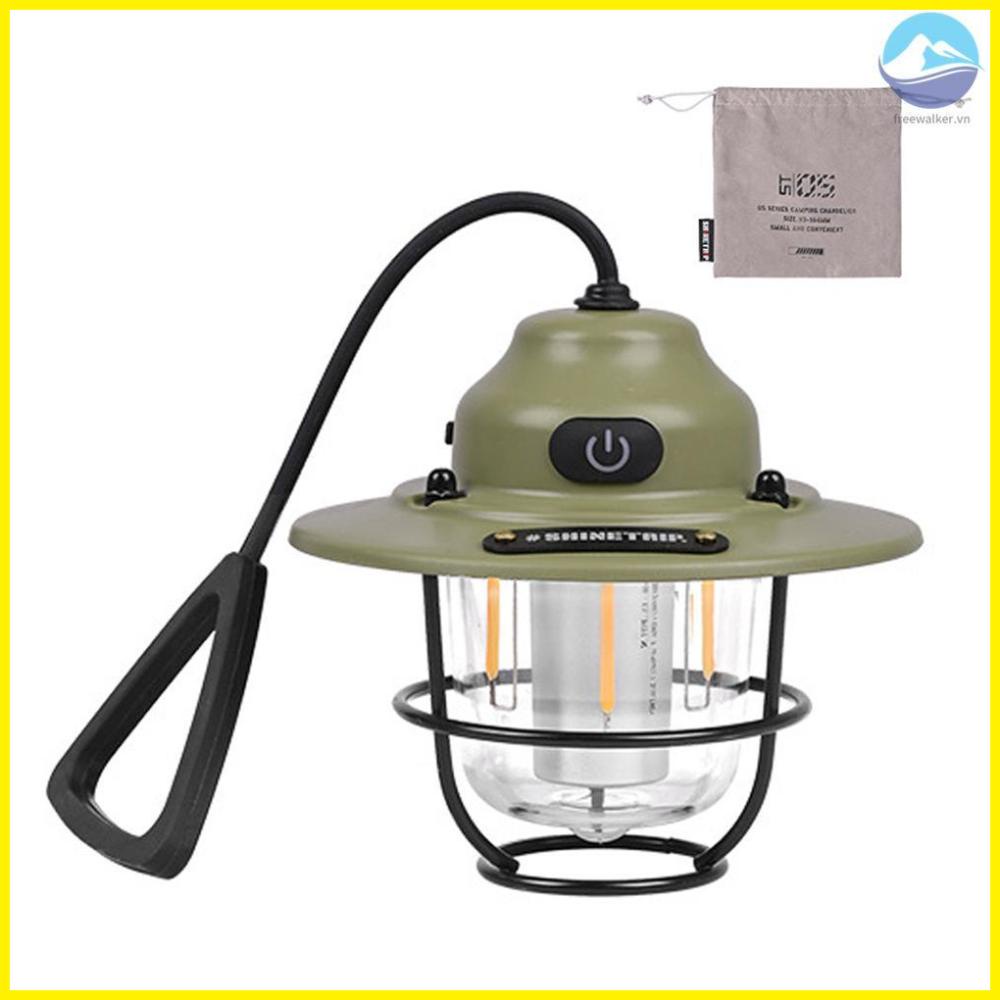 Retro Tent Lamp ShineTrip Cordless Camping Light USB Rechargeable Portable Lantern Home Atmospheres
