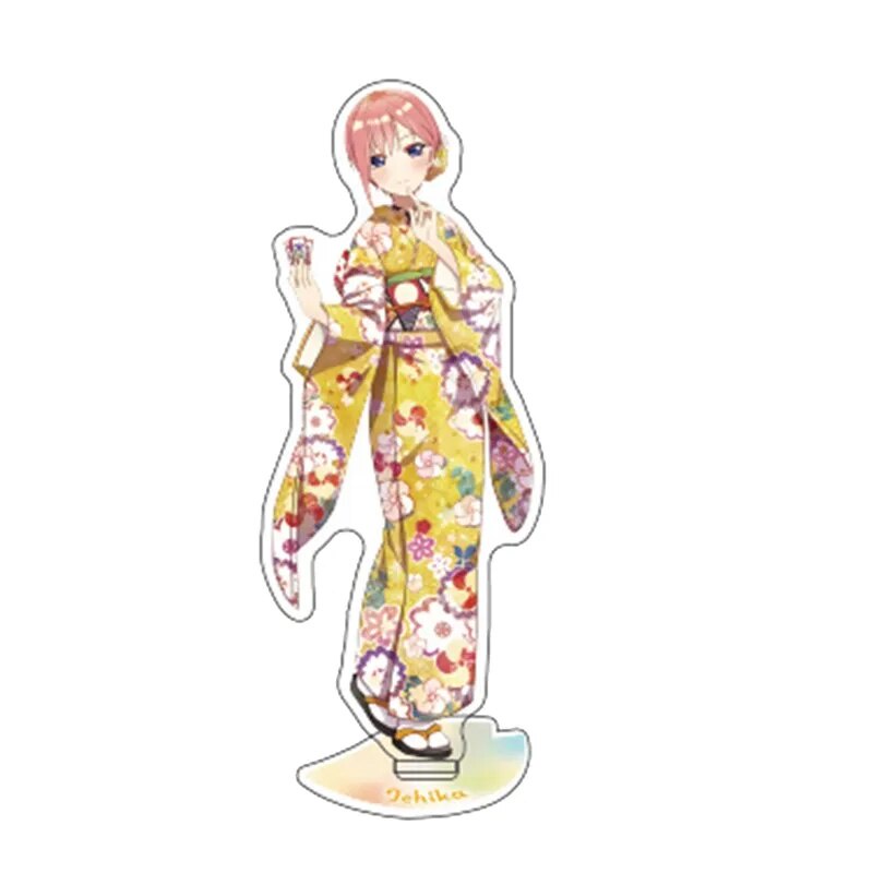 Mô hình Standee The Quintessential Quintuplets Nakano Ichika Nino Miku Yotsuba Phụ kiện trang trí để bàn góc học tập