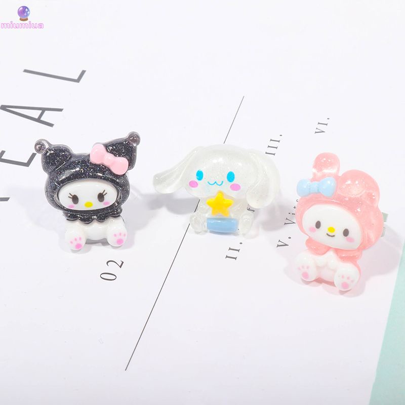 Miumiua🔮SANRIO Nhẫn Đôi Hình Mèo Kuromi Melody Nhật Bản Dễ Thương