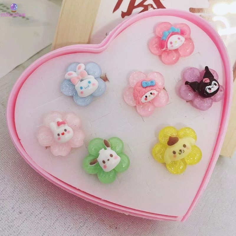 Miumiua🔮 SANRIO Đồ Chơi Nhẫn Thạch Thiết Kế Sáng Tạo Dễ Thương Làm Quà Tặng valentine