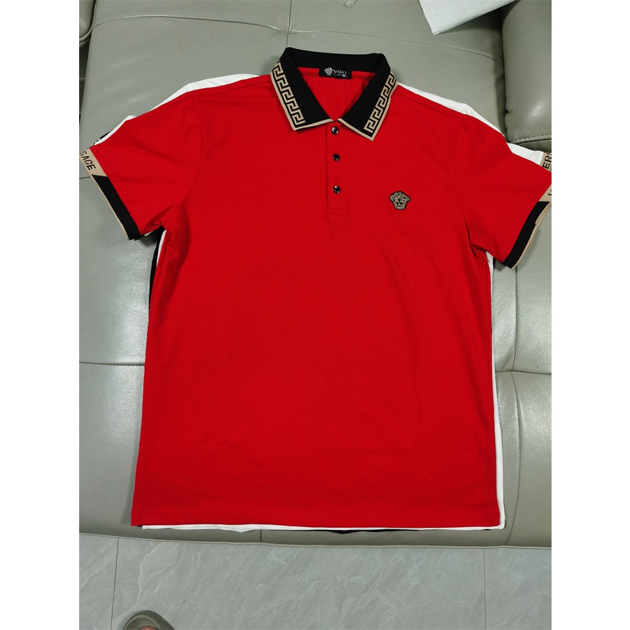 Áo polo Tay Ngắn In Họa Tiết Hoạt Hình Bằng Vải cotton Thoáng Khí Thời Trang Cho Nam 101
