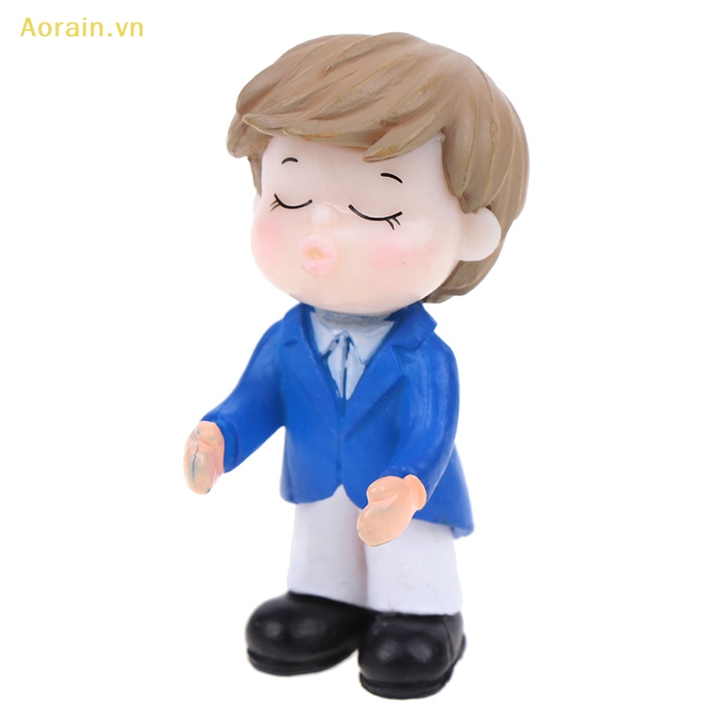 Tượng Cặp Đôi Lãng Mạn Thu Nhỏ Trang Trí Vườn Nhà Búp Bê diy