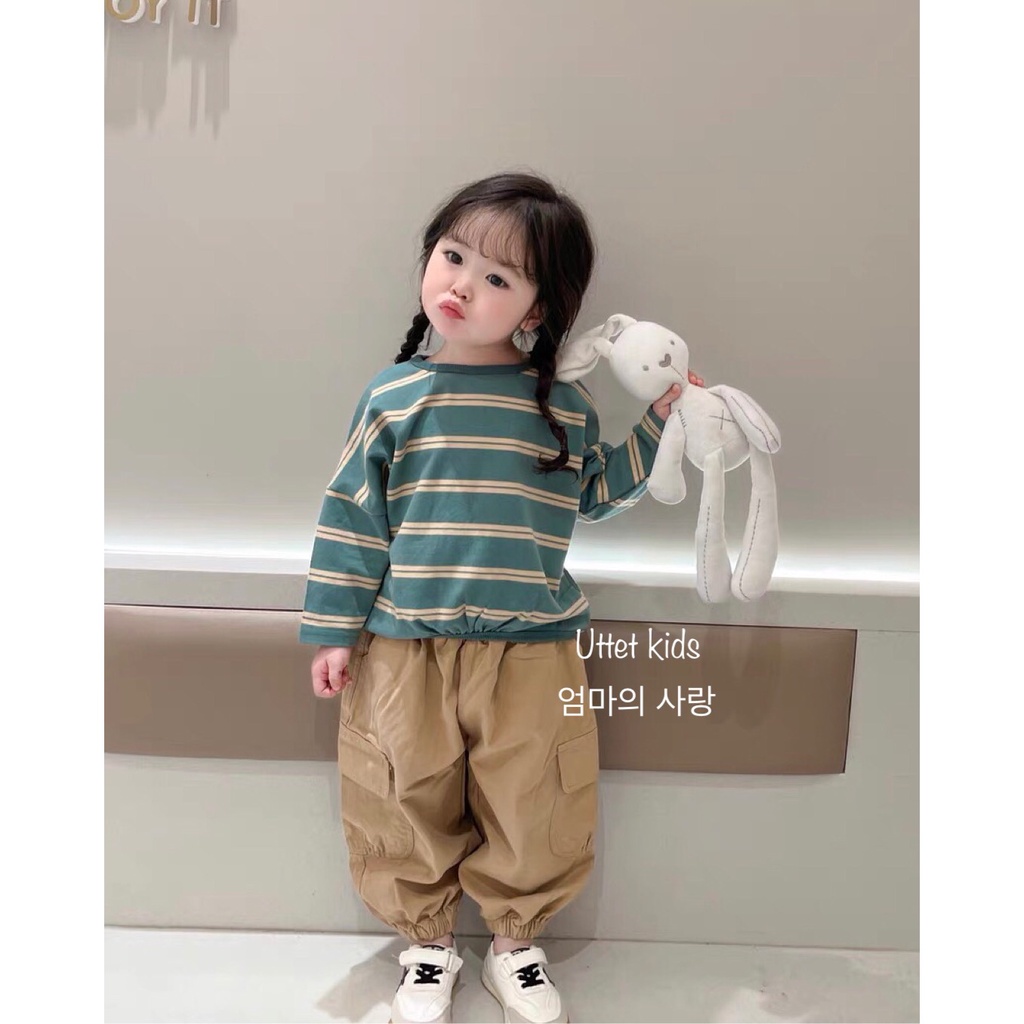 QUẦN KAKI BO CHÂN PHONG CÁCH HÀN QUỐC CHO BÉ GÁI VÀ BÉ TRAI 23001