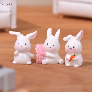 Mới 1 Tượng Thỏ Cà Rốt mini Trang Trí Tiểu Cảnh