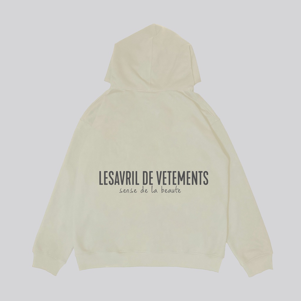 Áo khoác nỉ Hoodie Lesavril de Vetements SDLB - Light Beige