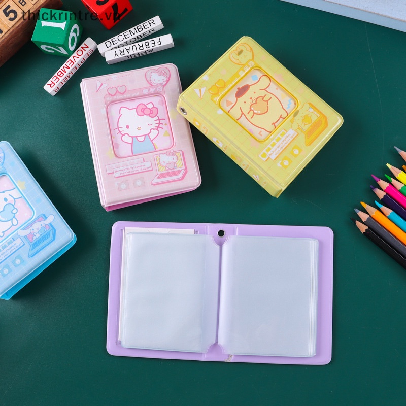 Sanrio Cuốn album Ảnh 3 inch 40 Ngăn Họa Tiết Hoạt Hình Xinh Xắn