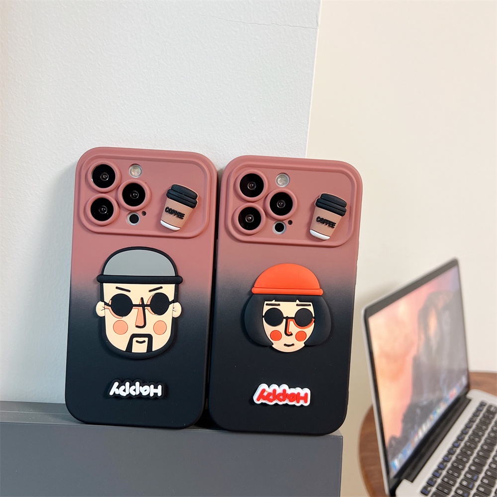 Ốp Điện Thoại Họa Tiết Cô Cậu Bé Đeo Kính Râm Cho xiaomi 13 10 10s 11 pro lite 12 12x 12s ultra redmi k30 k40 k50 k60