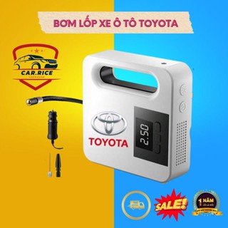 Bơm lốp xe ô tô Toyota Cao Cấp - Cảm biến Tự Ngắt Cao Cấp - Hàng sản xuất chính hãng - Bảo Hành 12 Tháng Đổi Mới