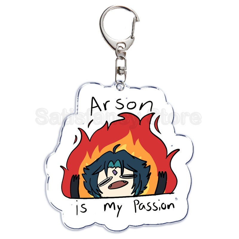 Móc khóa Hot Game Genshin Impact Móc chìa khóa Zhongli Venti Xiao Kazuha Phụ Kiện Dễ Thương Túi Mặt Dây Chuyền