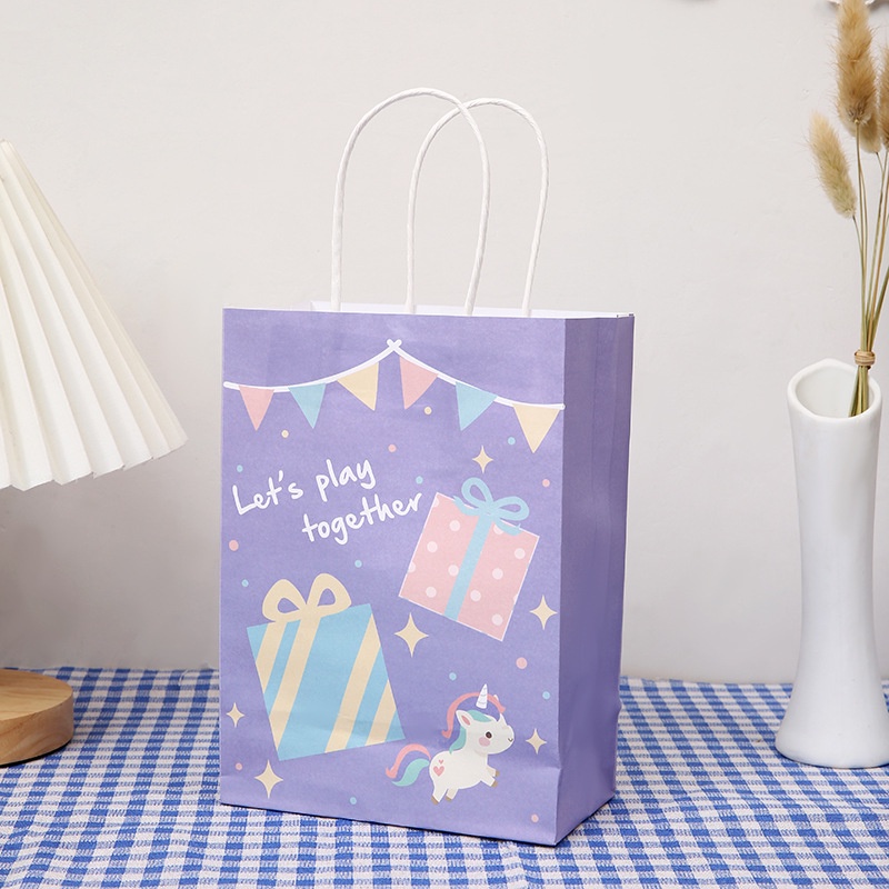 Túi Đựng Quà Sinh Nhật Kiểu Hoạt Hình Dễ Thương Cho Bé