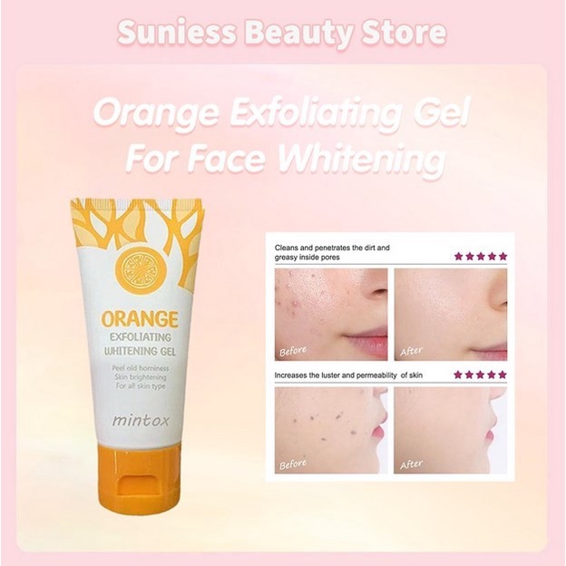 Sữa Rửa Mặt Orange Gmeelan 50g Nhẹ nhàng làm trắng da và làm sạch sâu lỗ chân lông NICEKLIFE