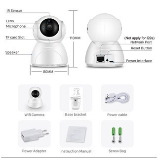 🔥MỚI🔥XIAOMI STYLE Camera quan sát mới V380 Pro 1080P Camera quan sát WiFi IP không dây Camera an ninh gia đình với Tự