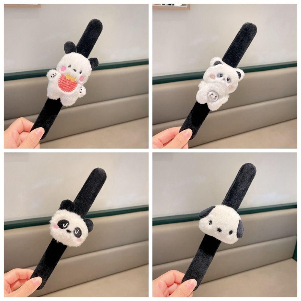 Mluck Đồ Chơi Vòng Tay Khỉ / Cá Sấu / Gấu Trúc Nhồi Bông Mềm Mại Dễ Thương Dành Cho Bé