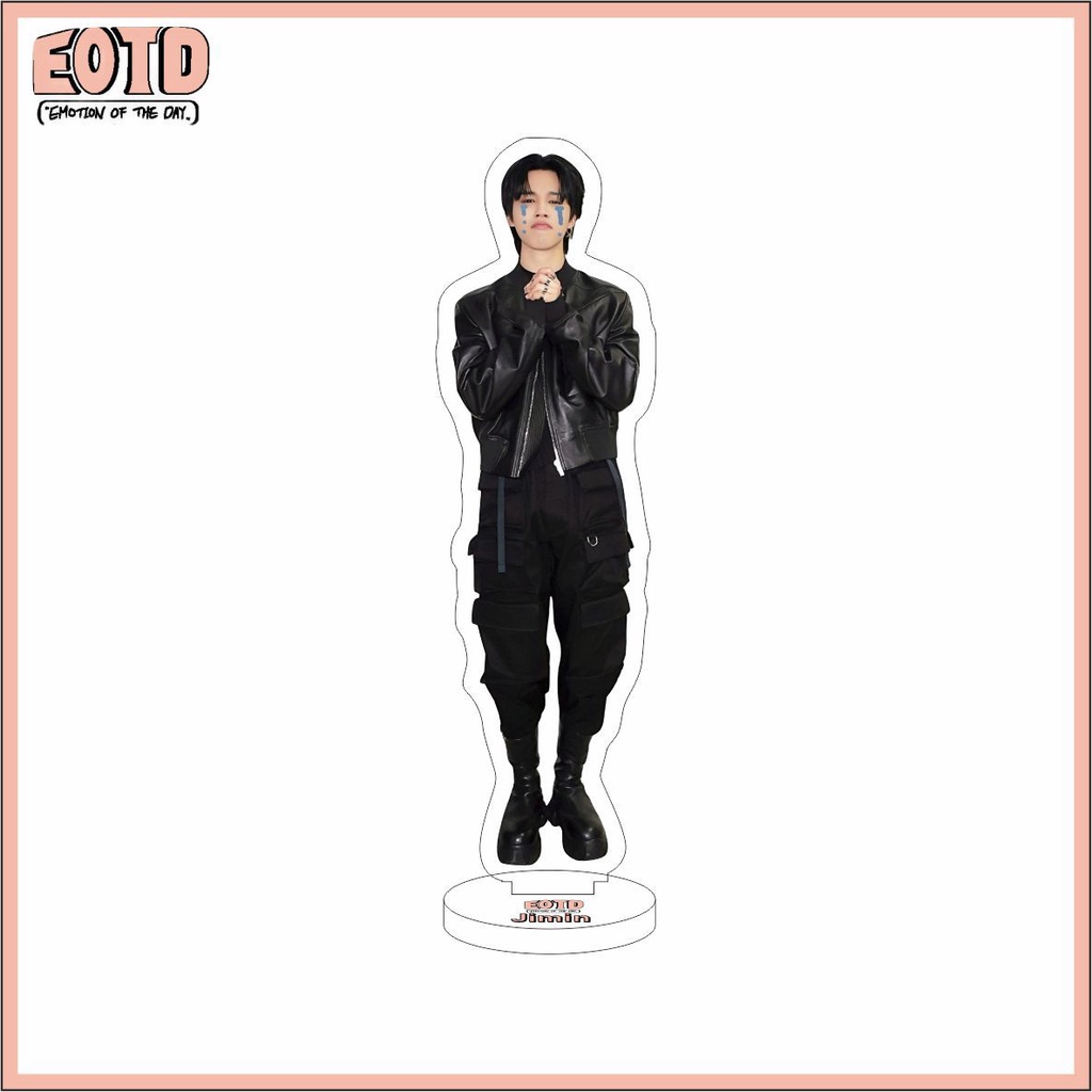 Bảng Hiệu Hai Mặt acrylic kpop bts 2023 jimin Để Bàn Trang Trí