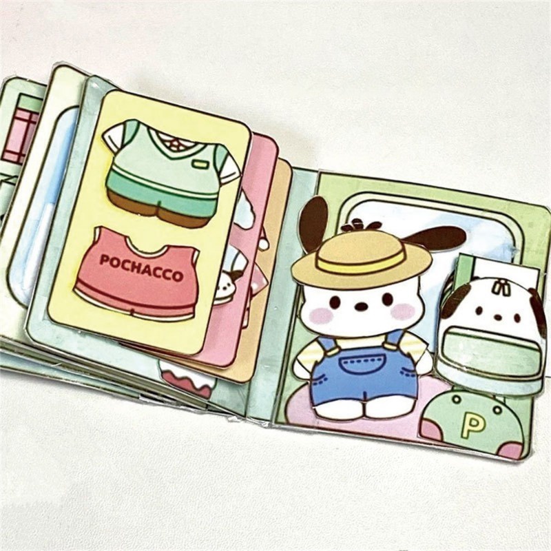 Sách Đồ Chơi Hoạt Hình kuromi melody Dễ Thương Cho Bé