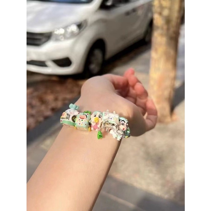 Vòng Tay Xỏ Hạt Xỏ Hình Cậu Bé Bút Chì shin-chan xiaohongshu diy