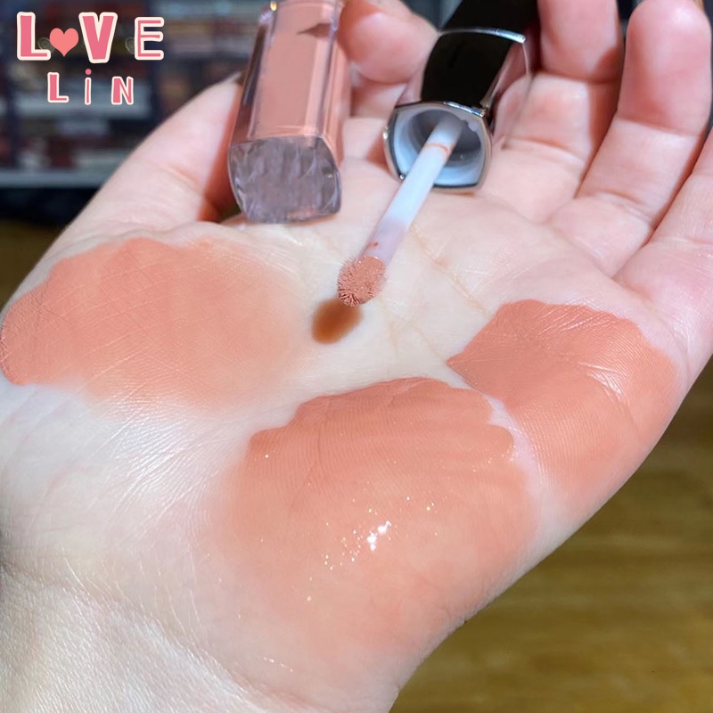 Son Kem Hai Đầu Hiệu Ứng Gương Không Dễ Phai Màu Cho Nữ Sinh