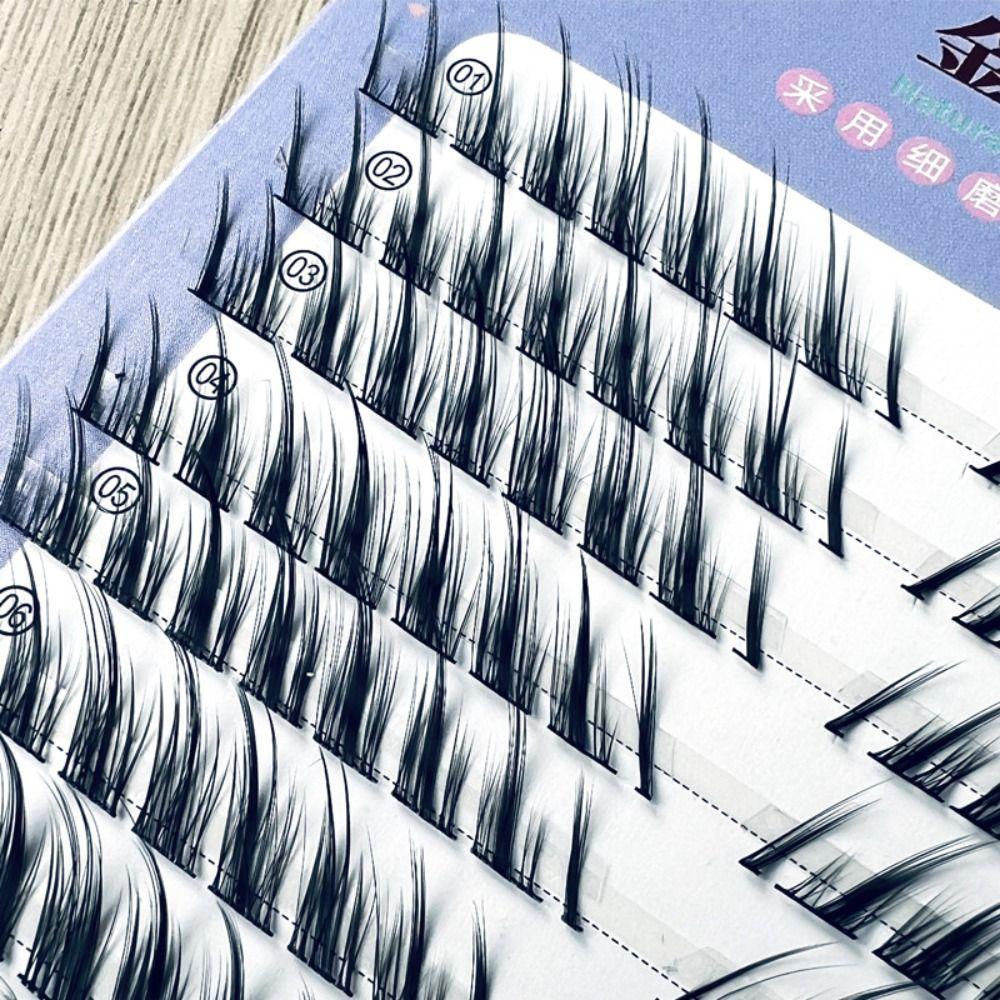 Fallbeauty Lông Mi Giả 3d Mềm Mại Tự Nhiên Trang Điểm Mắt Mèo Cho Nữ