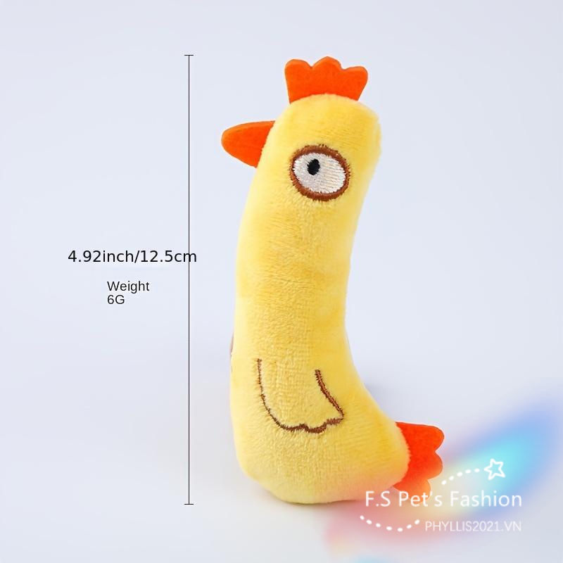 Bộ 5 Thú Nhồi Bông Đồ Chơi Cho Thú Cưng