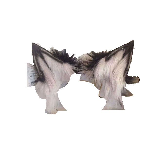 Mới Băng Đô Tai Sói / Mèo / Đuôi Lông Xù Màu Đen Hóa Trang kaixiao001.vn