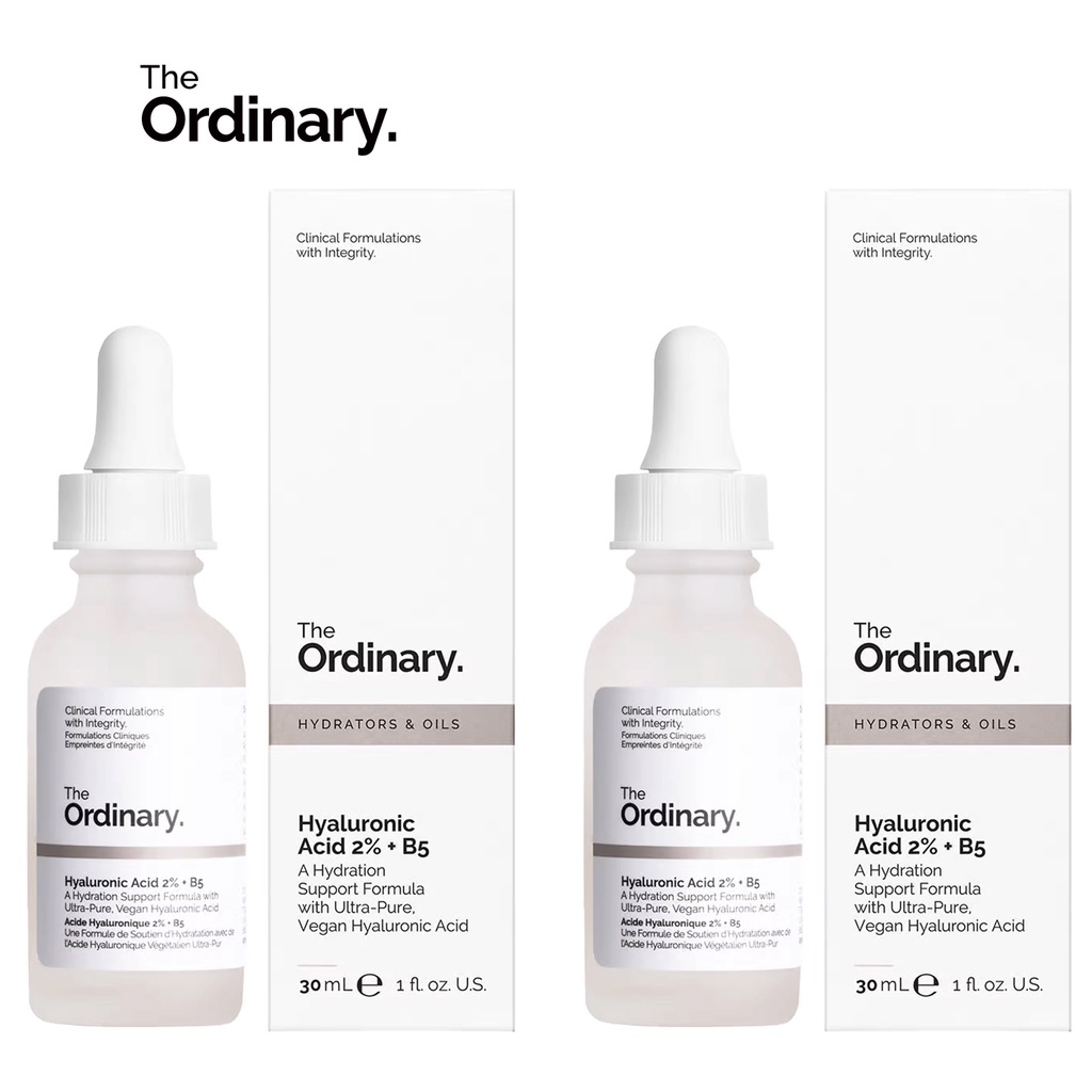 Serum cấp ẩm, phục hồi da - Tinh chất The Ordinary Hyaluronic Acid 2% + B5