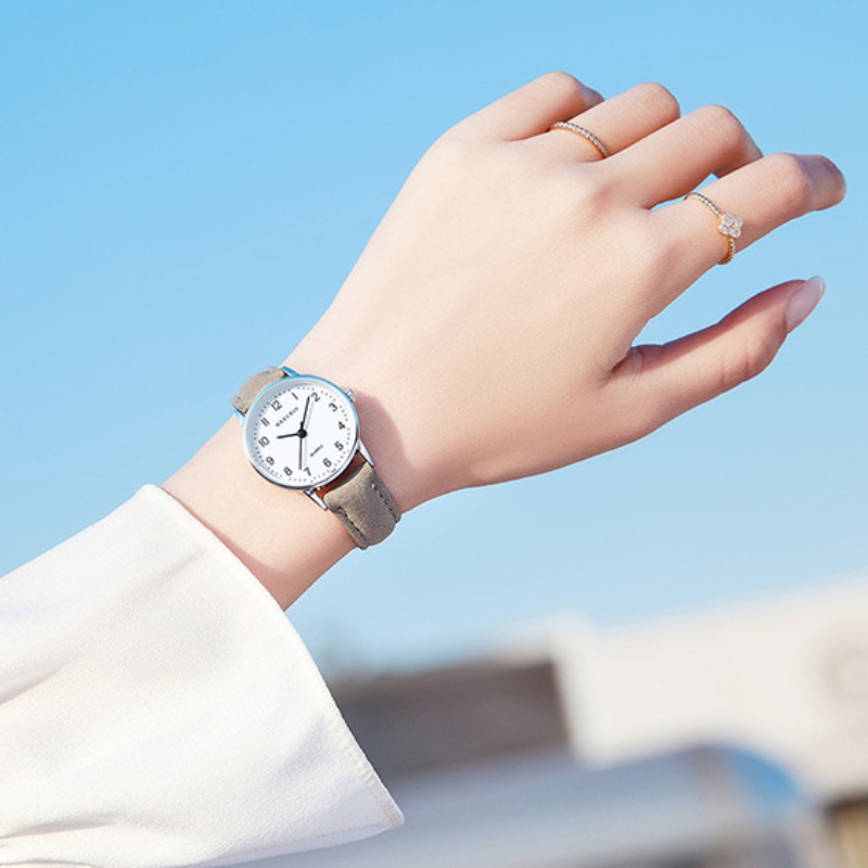 Đồng Hồ Đeo Tay Kiểu Dáng Đơn Giản Cho Cặp Đôi