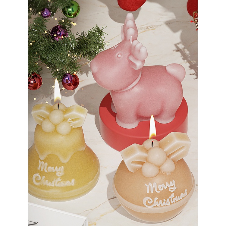 Khuôn silicone Làm Nến Thủ Công Trang Trí Giáng Sinh