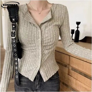Eoenkky áo len áo khoác cardigan fashion xu hướng cute xu hướng wxf23a0mhb 42z231018