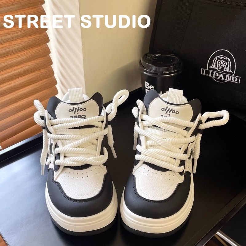 STREET STUDIO giày thể thao nữ giày sneaker nữ Thoáng Khí 2023 hot trend Phong cách đơn giản Đàn hồi tốt Hợp thời Thoáng khí FYD23A0OE4 42Z231020