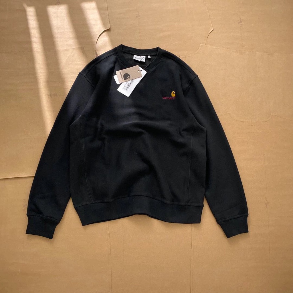 INUB Carhartt 2023 new sweater letter Logo embroidery design round neck sweater Carhartt sweater