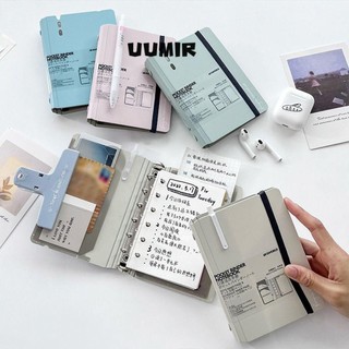 UUMIR Ghi Chú a7 Bìa Trơn Màu Có Thể Tháo Rời Chất Lượng Cao