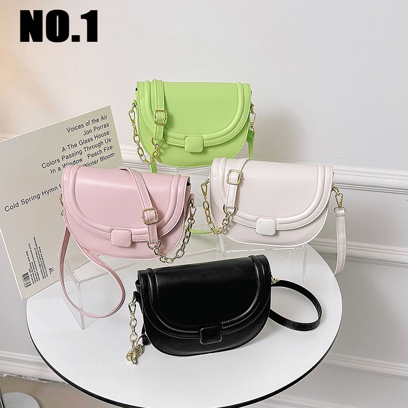 NO.1 túi xách nữ túi đeo chéo 2023NEW Vintage Popular Korean  thích hợp sử dụng hàng ngày GDJ23A0QYJ 43Z231023