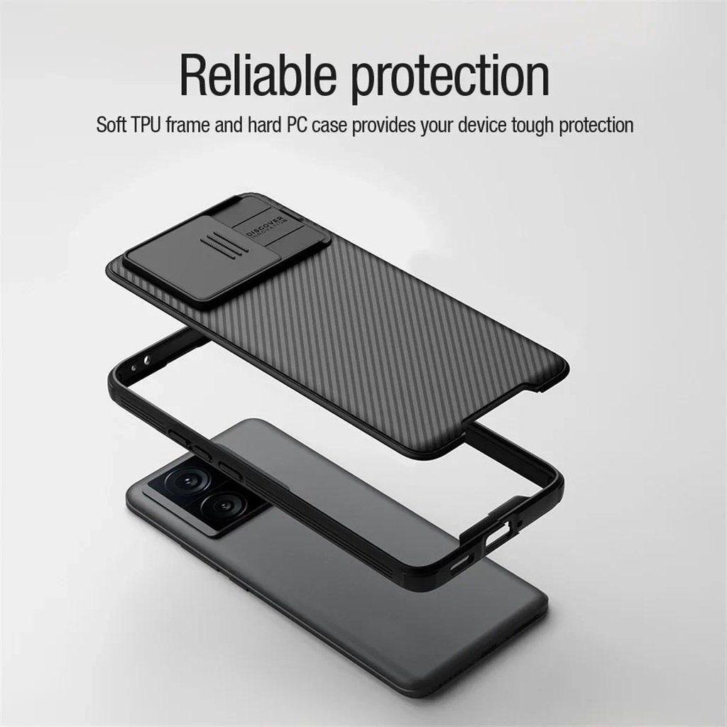 Ốp lưng Xiaomi 13T Pro NILLKIN CamShield Pro Lens bảo vệ nắp từ tính cho Redmi K60 Ultra
