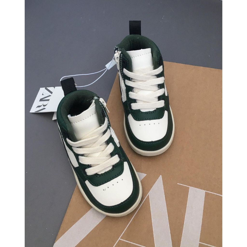 Giầy bé trai ZARA SPAIN giầy cổ cao chính hãng Size 23  24