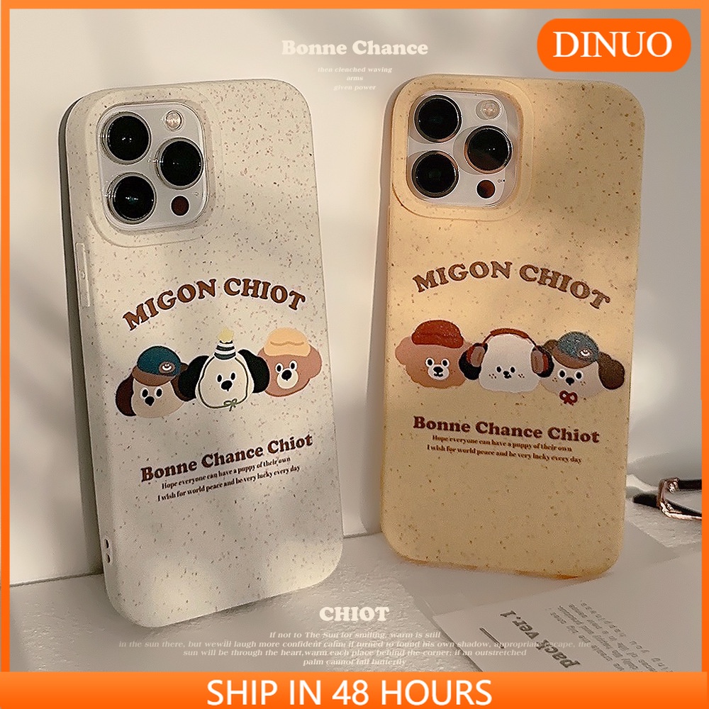 Ốp Điện Thoại Hình Ba Chú Cún Cho iphone15 / 14promax / 13 / 12 / 11 / xr / xs / x / xsmax / 7 / 8plus/TX