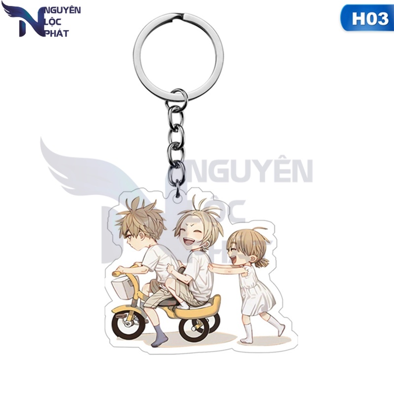 Arylic Móc khóa mặt hình nhân vật anime 19 Days Youth đáng yêu tiện lợi NLP shop