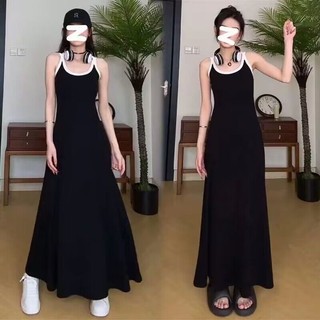 Đầm Hai Dây Dáng Chữ a Phong Cách Hàn Quốc Thời Trang Cho Nữ