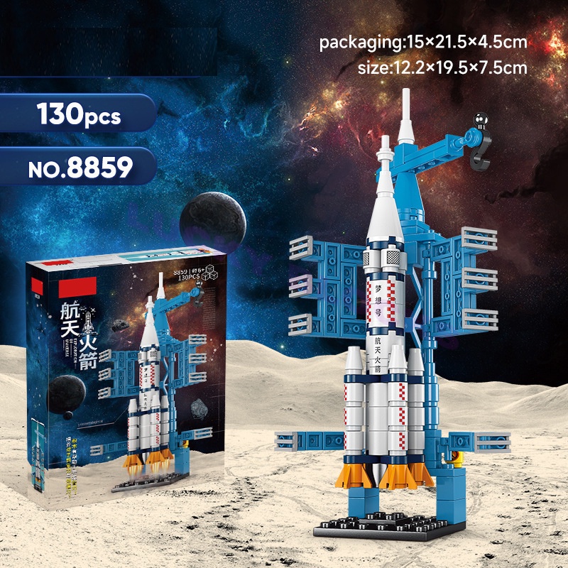Bộ Đồ Chơi lego 5 Mảnh Hình Tàu Không Gian Vũ Trụ