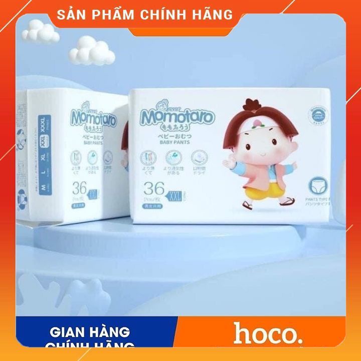 Tã bỉm MOMOTARO chính hãng dán/quầnS112/M96/M92/L84/XL78/XXL72/XXXL70