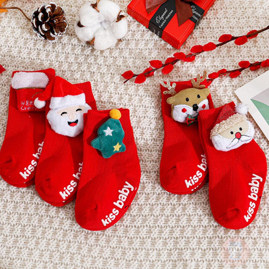 Laa6-giày Giáng Sinh Ấm Áp Dễ Thương Với Đồ Kẹp
