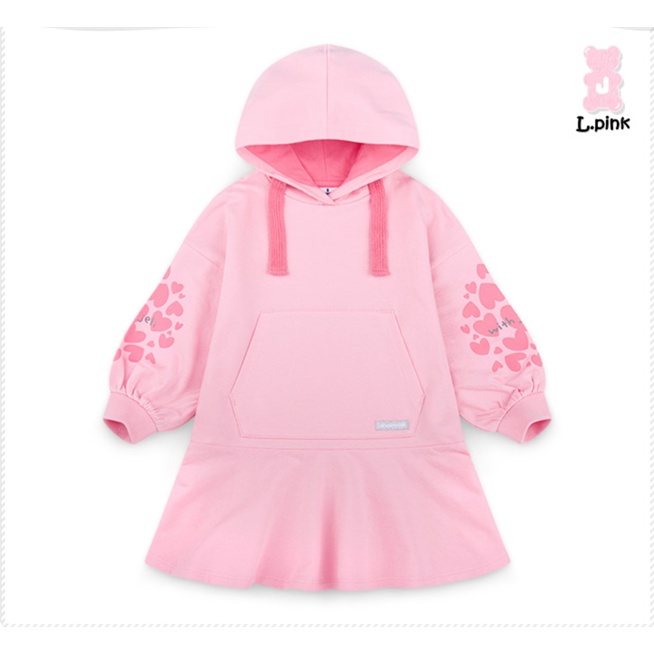Váy nỉ hoodie hồng jbqgop08