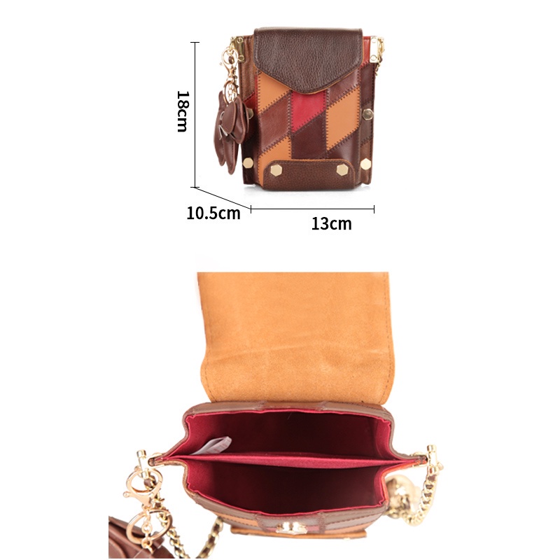 Cobbler legend Túi Đeo Chéo Da Thật 100% Thời Trang Cho Nữ