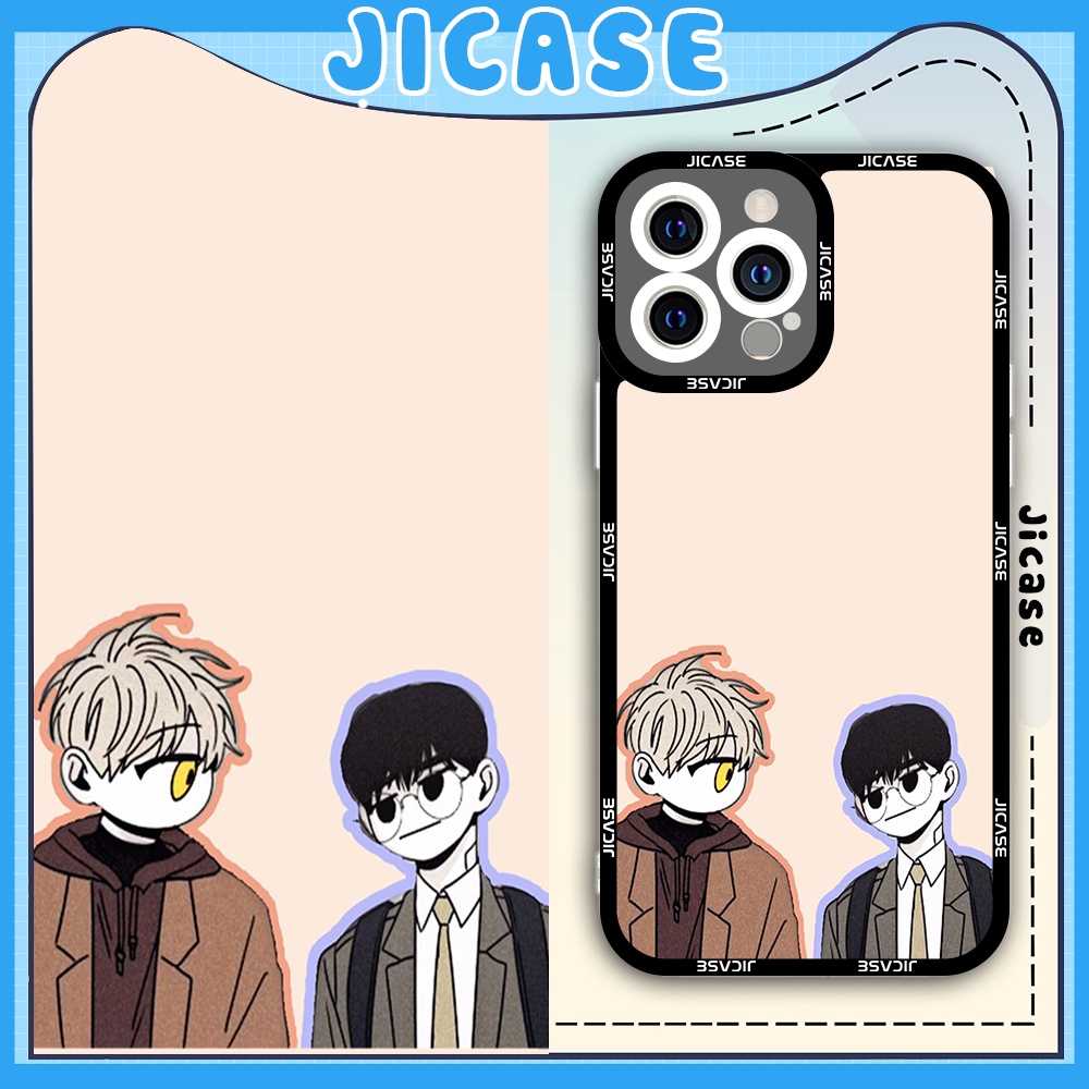 Ốp lưng iphone cạnh vuông Jicase Checkmate Boylove Manhwa Jung Eunsung Lee Soohyun Park Moonseob Đam