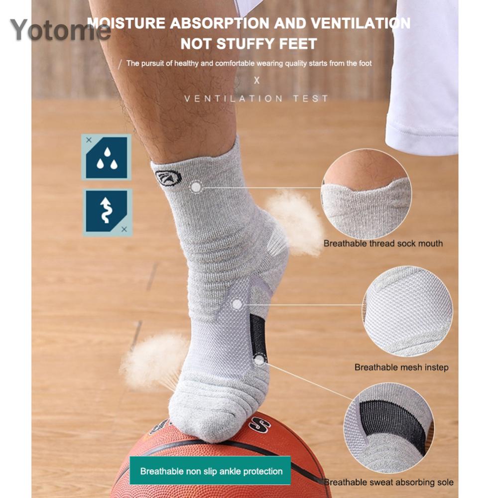 Set 2 Đôi Vớ Thể Thao Chuyên Nghiệp Cho Nam