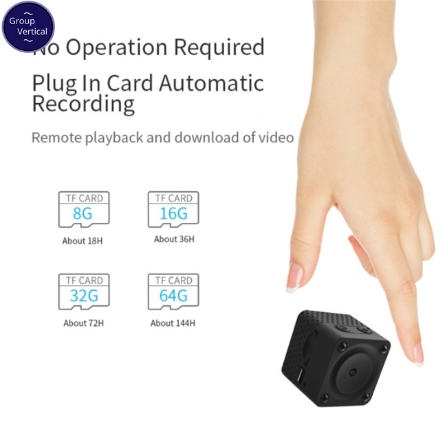 . 1 Bộ camera Hồng Ngoại mini f9 1080p hd wifi Có Chế Độ Nhìn Ban Đêm