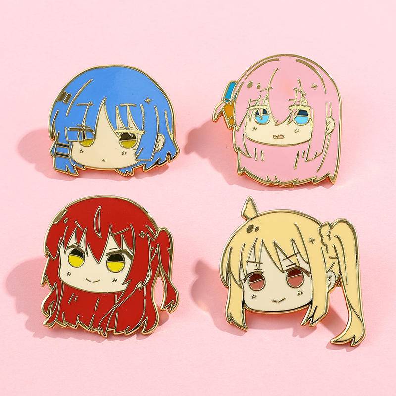RYO Huy Hiệu Cài Áo Hình Nhân Vật anime Nhật Bản bocchi the rock Ryokita ikuyo