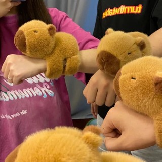 Wisleo vòng đeo tay capybara gấu bông capybara nhồi bông hình búp bê capybara nhồi bông dễ thương gấu bông vịt bông gấu bông