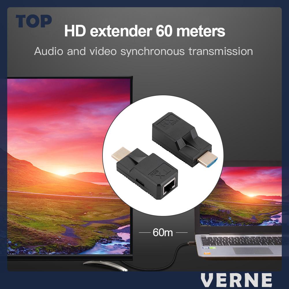60m Dây Cáp Nối Từ rj45 Sang hdmi 1080p Và Chơi Trên cat5e cat6